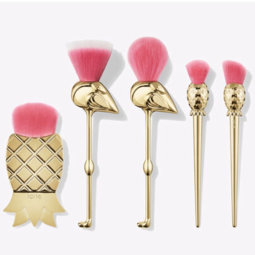 TARTE Flamingle Make Up Brush Set vegan